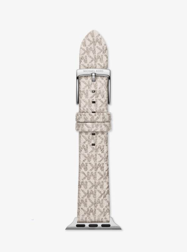 Damske Smart Hodinky Michael Kors Logo Strap For Apple® Biele Žlté - Hodinky Michael Kors Nejlevnejsi | STKVB-0628